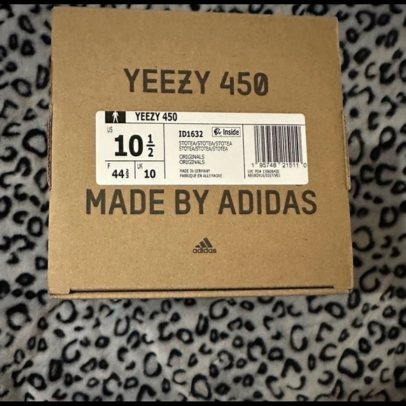 Adidas Yeezy 450 Gray Sneakers Knit Upper - Picture 7 of 7